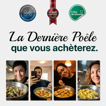 Poêle en Titane Pur Antiadhésive PuraComida®